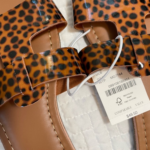 J.Crew Tortoise beachside slide sandals - size 7 - Picture 5 of 8